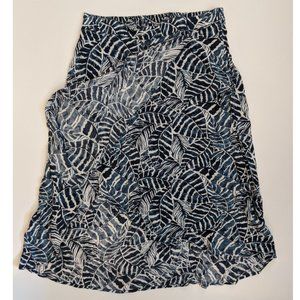 H&M Blue Printed Wrap Skirt - NWT (New with Tags)